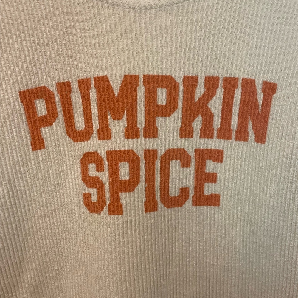 Pumpkin Spice Knit Crewneck Pullover - Picture 7 of 7